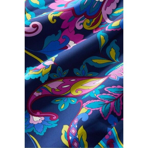 Soft Surroundings Rosalia Maxi Dress Women’s Size Petite Medium Paisley Floral - Picture 5 of 14